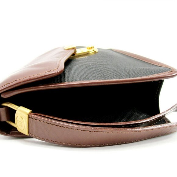 dunhill Clutch Bag PVC Leather Auth Used T10477 - Picture 4 of 8